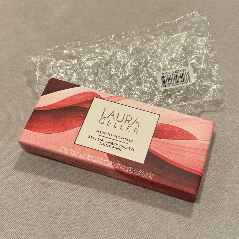 Laura Geller Made to Multitask Eye, Lip, Cheek Palette-Think Pink